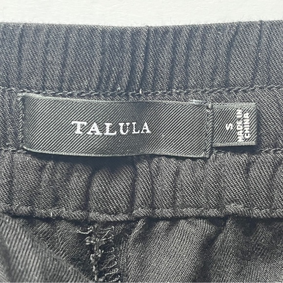 Aritzia Talula Black Joggers Pants Trousers Pull On Elastic Waist Comfy Sz S - Picture 3 of 14